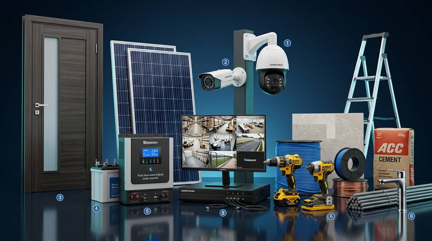 Home Technology CCTV, Solar, Construction, Electrical and Tools Showcase
