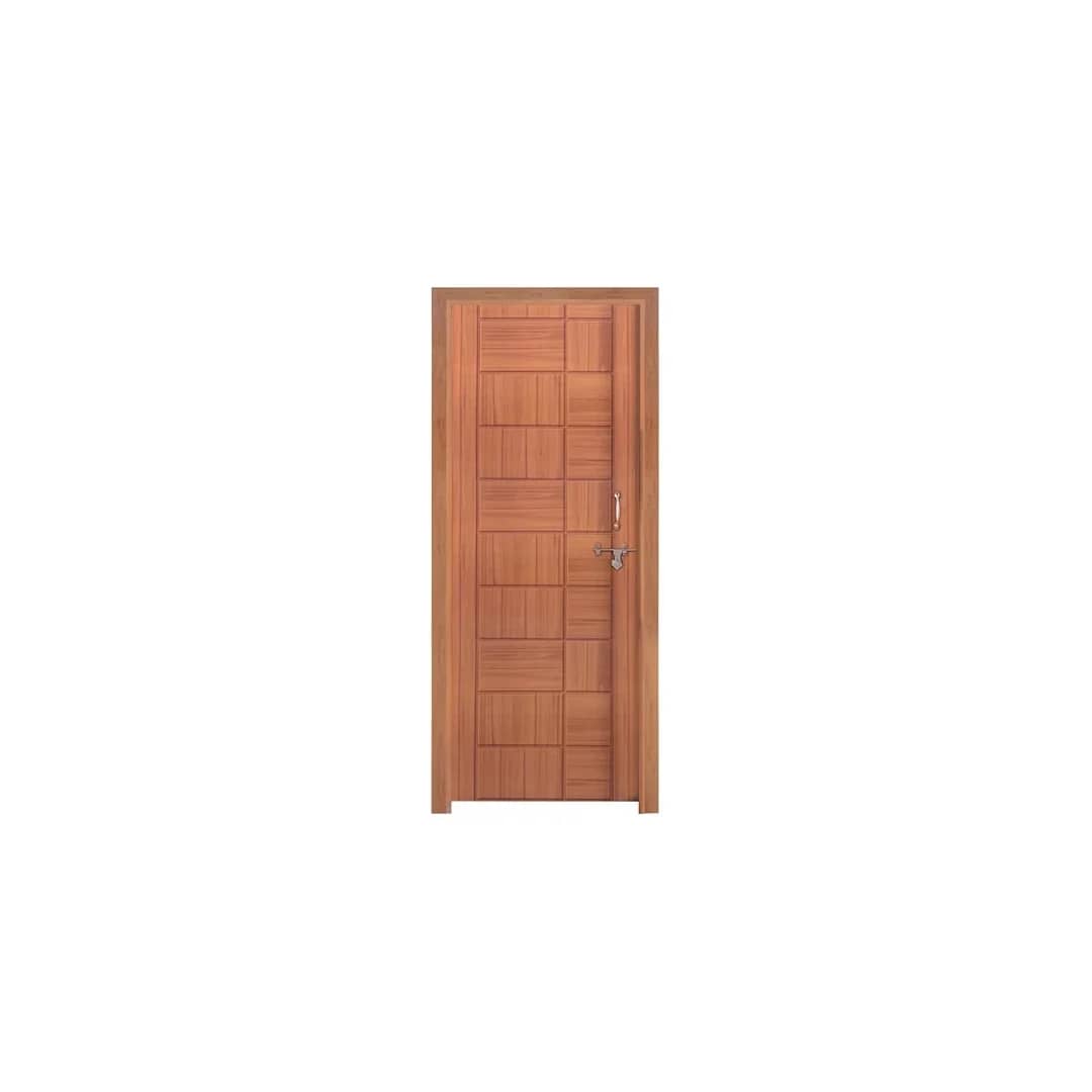 Gold Vinyl 7x2.5 ft UPVC Door - Left Opening