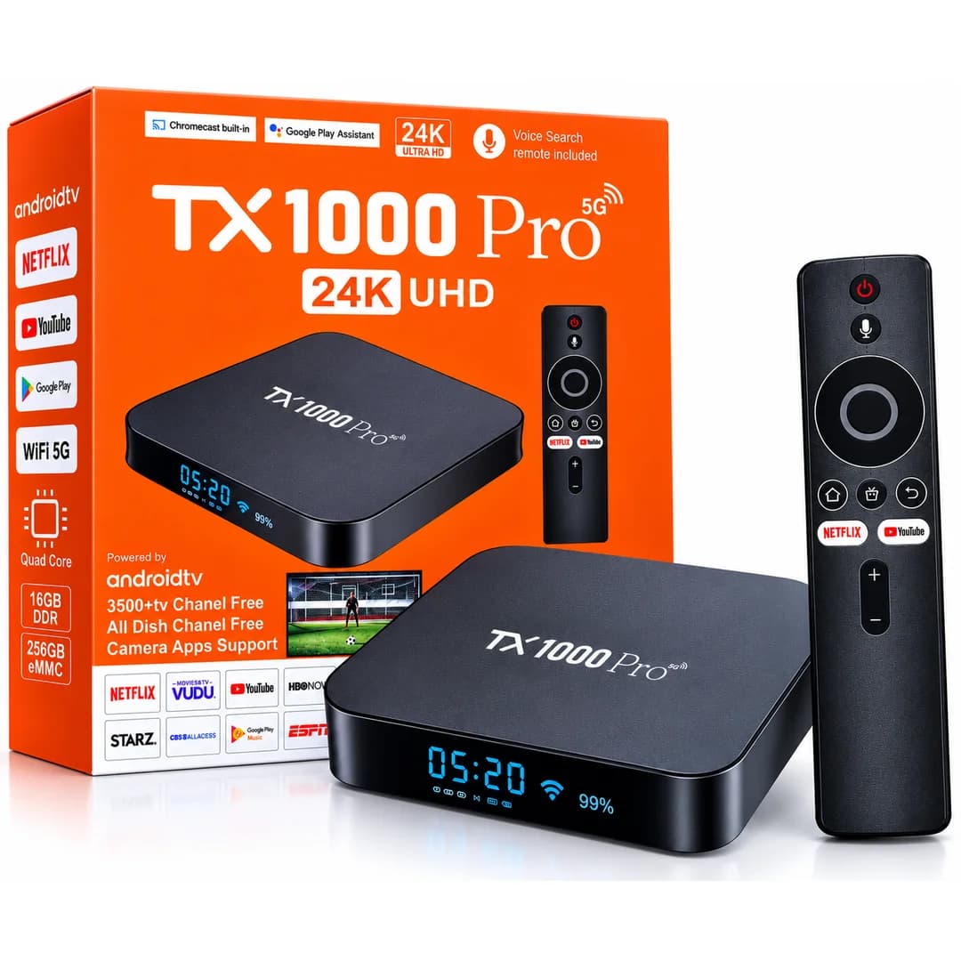 TX - TX1000 Pro 5G Android TV Box 24K UHD - electronic device - buy online Bangladesh
