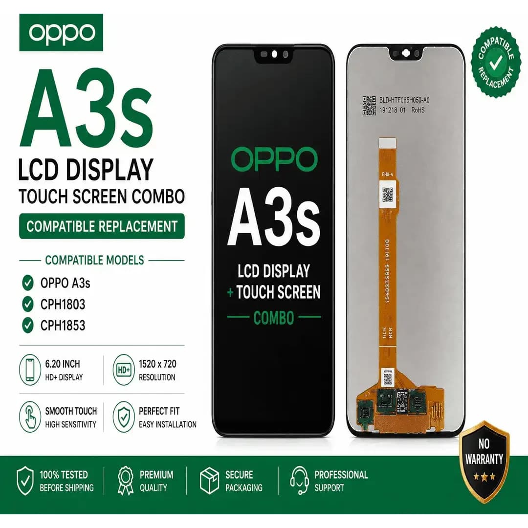 OPPO - OPPO A3s LCD Display Touch Screen Combo - Mobile Repair and Software - buy online Bangladesh