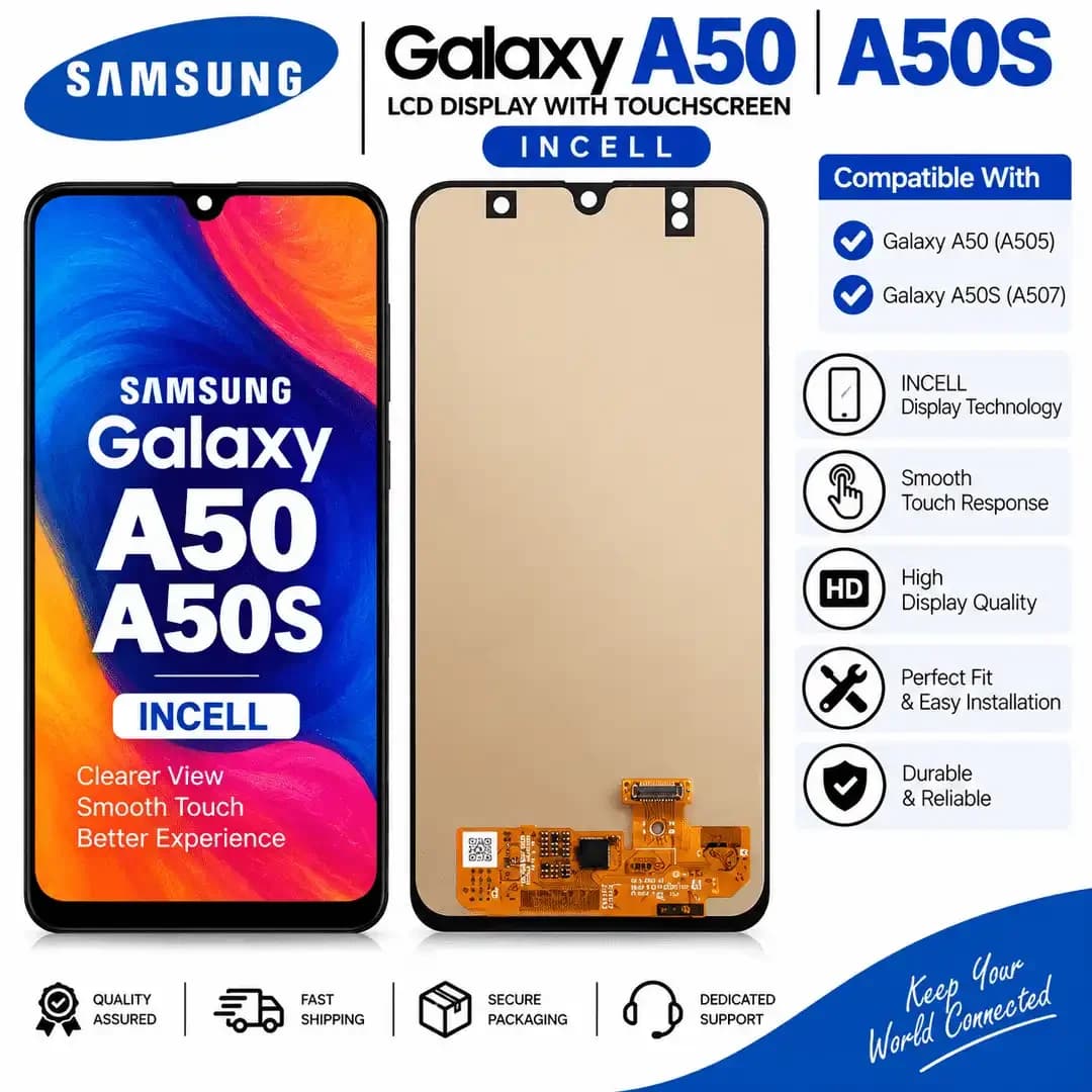 Samsung Galaxy A50 A50S INCELL LCD Display with Touchscreen Samsung Galaxy A50 A50S INCELL LCD Display with Touchscreen - Mobile Repair and Software - buy online Bangladesh